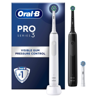 Oral-B Pro Series 3 Duo eltandborste, 2-pack