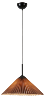 Markslöjd Plisado plisserad taklampa grå, 50 cm