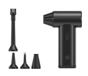 Støvblåser ledningsfri fem munnstykker, 120 W