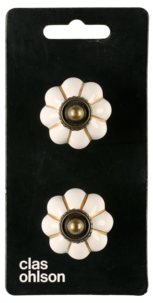 Knopp lantlig, 2-pack