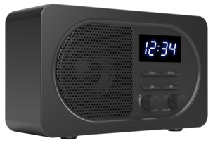 Exibel FM-radio, klokkeradio, Bluetooth, USB og 3,5 mm