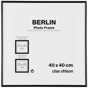 Fotoram Berlin, svart