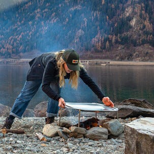 Primus OpenFire stekhäll för lägereld, rostfritt stål