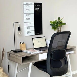 Naga ukeplanlegger magnettavle engelsk, 60x40 cm