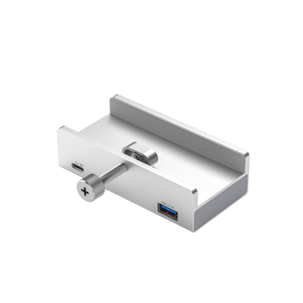 USB-hubi pöytäkiinnityksellä, 4 porttia