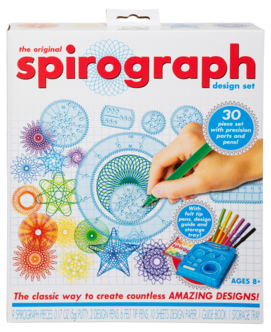 Spirograph Piirustussetti lapsille geometriset kuviot, yli 8-v.