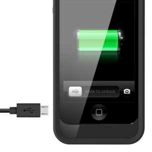 Skal med inbyggt batteri för iPhone 5/5S, Belkin Grip Power