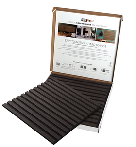 Fibrotech Square akustikpanel för vägg och tak, 2-pack