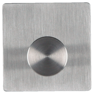 Självhäftande badrumskrok enkel, krom