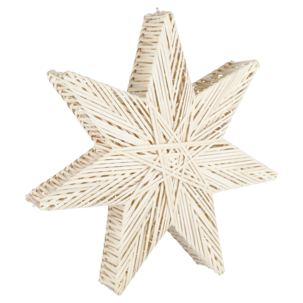 Adventsstjärna rotting metall FSC 43 cm Northlight