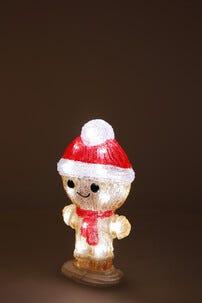 Pepparkaksgubbe belysning utomhus LED 22 cm, Northlight