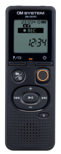 OM System VN-541PC digital diktafon, batteridriven