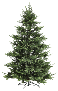 Lyxig julgran Sunne 220 cm med 8 ljusfunktioner och timer