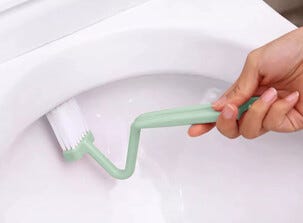 Toalettbørste, v-formet