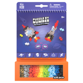 Plus Plus Activity Pad Space, 125 bitar, från 5 år