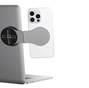 Magnetisk mobilhållare för iPhone, självhäftande för laptop