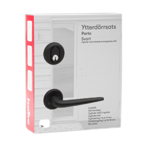 Habo Porto ytterdörrsats utan låshus