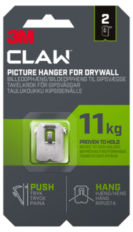 3M Claw tavelkrok för gipsvägg, 11 kg
