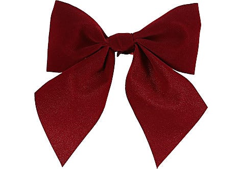 Rosetter till julgranen, röda 4-pack