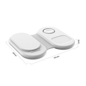 Trådlös laddare 3-i-1 Qi2 magnetisk, Apple och Android