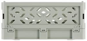 Sammenleggbar boks av resirkulert plast, XS 16,5 x 12 x 8 cm