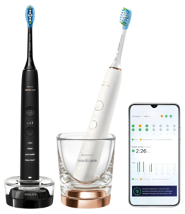 Philips Sonicare DiamondClean 9000 elektrisk tannbørste, 2-pakning
