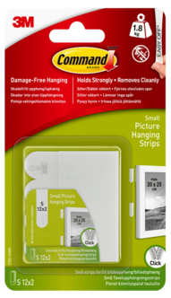 Command Value Pack tavelupphängning small, vit
