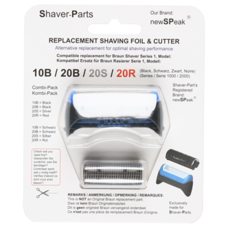 Rakhuvud 10B/20B till rakapparat Braun Series 1