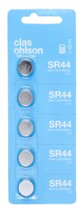 SR44 sølvoksidbatteri 1,5 V, 5-pakning