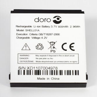 Doro batteri SHELL01A