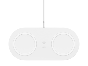Belkin Boost Charge Dual 10 W, trådlös laddare med plats för två enheter