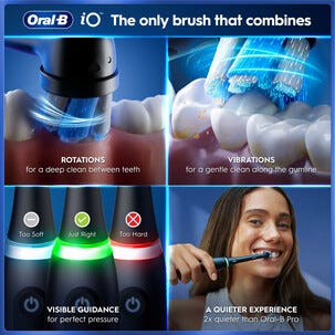 Oral-B iO5 Duo eltandborste , 5 borstlägen, 2-pack