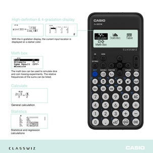 Casio FX-82CW ClassWiz kalkulator for grunnskole og videregående