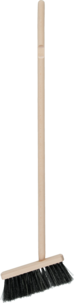 Kort og feiebrett i tre og plast, 90 cm
