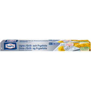 Toppits aluminiumsfolie ovn grill og frys 8 m x 44 cm