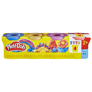 Play-Doh Metallic lera, 4-pack, från 2 år