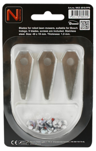 Terät Bosch Indego -robottiruohonleikkuriin