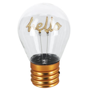 Oppladbar bordlampe med lysende motiv, Northlight, 11 cm