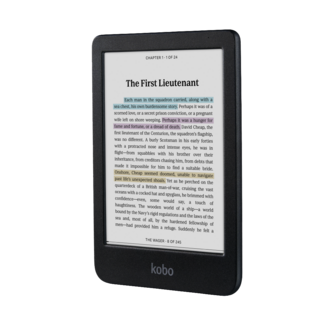 Kobo Clara Colour Lukulaite, 6 tuuman värinäyttö