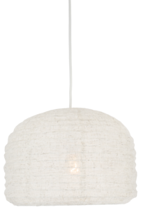 Northlight Evan lampeskjerm til taklampe, lin, hvit