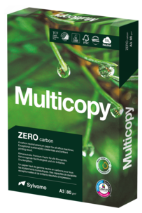 Multicopy Zero A3 80 g kopipapir, 2500-pakning
