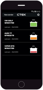 CTEK CTX Battery Sense Akkuilmaisin