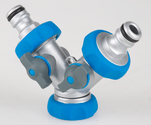 Krankoppling 2-vägs med flödeskontroll Cocraft, 1/2