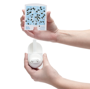 DynaTrap DOT elektrisk fluefanger, UV, limark, 37 m²