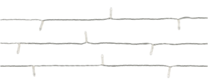 LED Läpinäkyvä valoketju Northlight, lämpimän valkoinen
