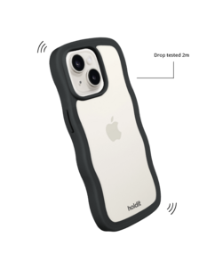 Holdit Wavy Case iPhone 16e, 15, 14, 13 mobilskal