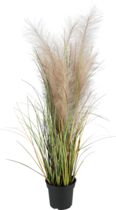 Konstväxt gräs med plymer, 92 cm