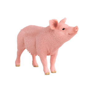 Schleich gris bondgårdsdjur rosa, från 3 år