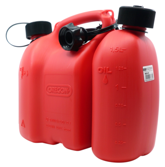 Oregon kombikanne motorsag drivstoffkanne 3 og 1,5 l