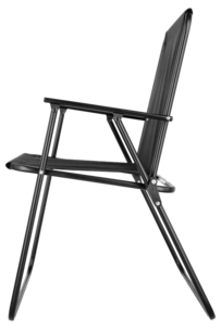 Kokoontaitettava retkituoli, musta